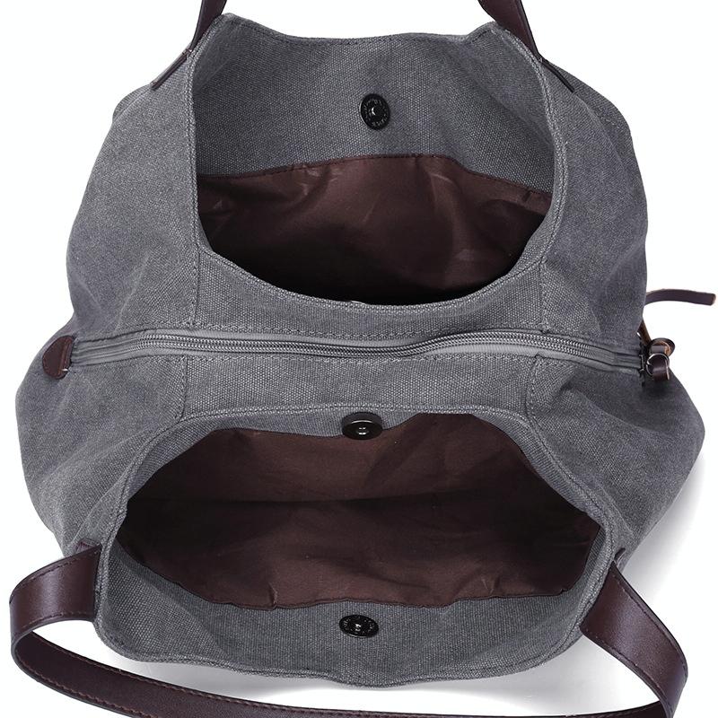Women's Retro Art Shoulder Bag - Lake Blue