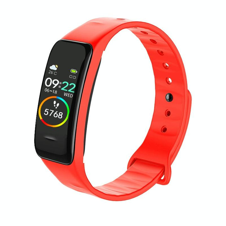 Waterproof Smart Bracelet With Colour Screen - Ip67 - Red
