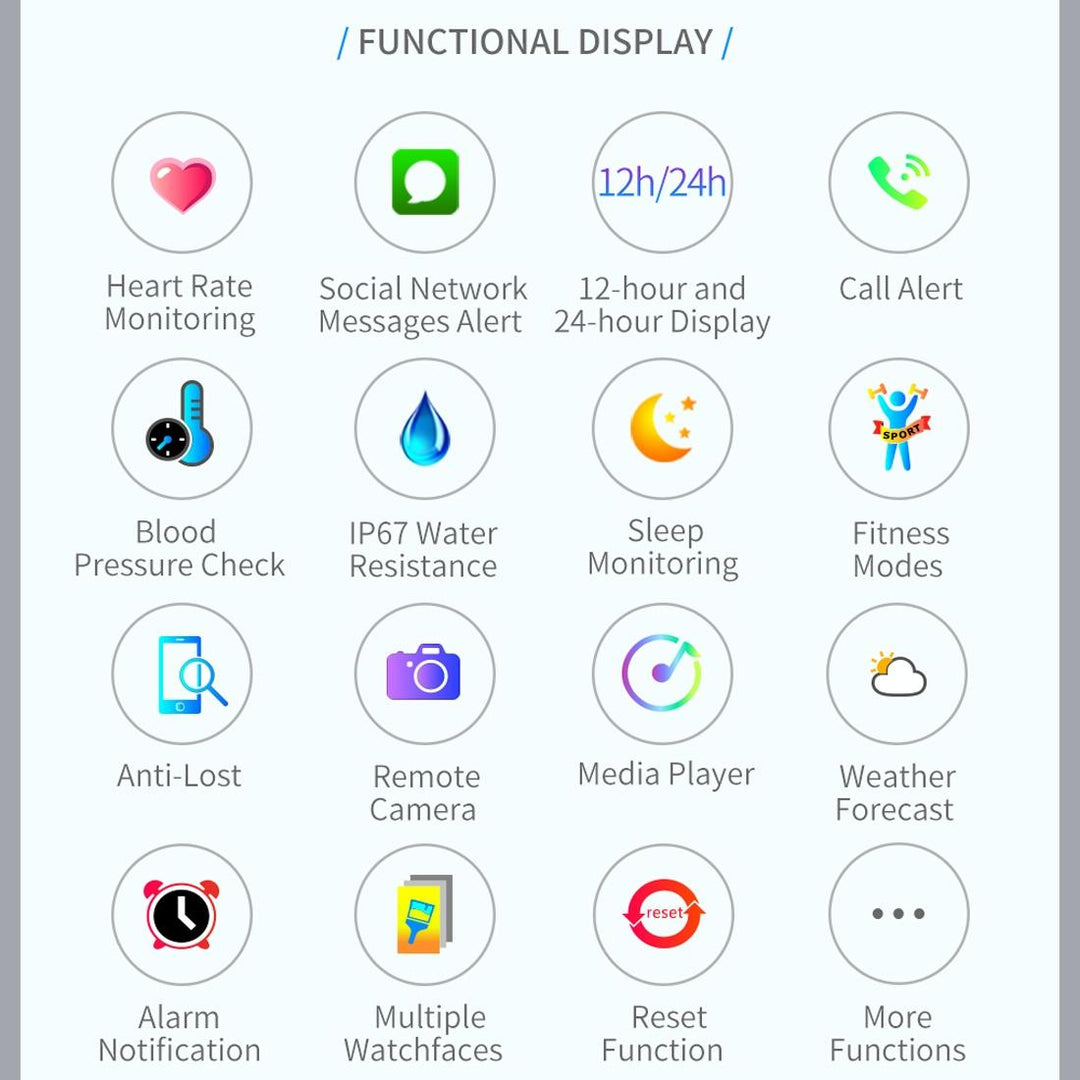 Smart Bracelet With Call Heart Bp Sleep And Oxygen Monitoring - Black