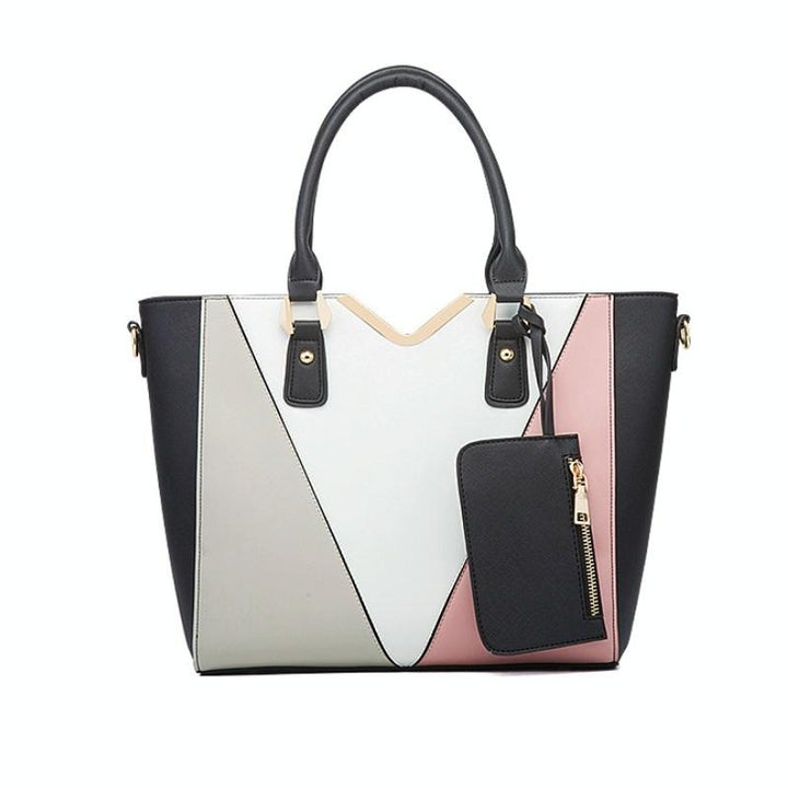 Women's Versatile Handbag Set - Navy Blue