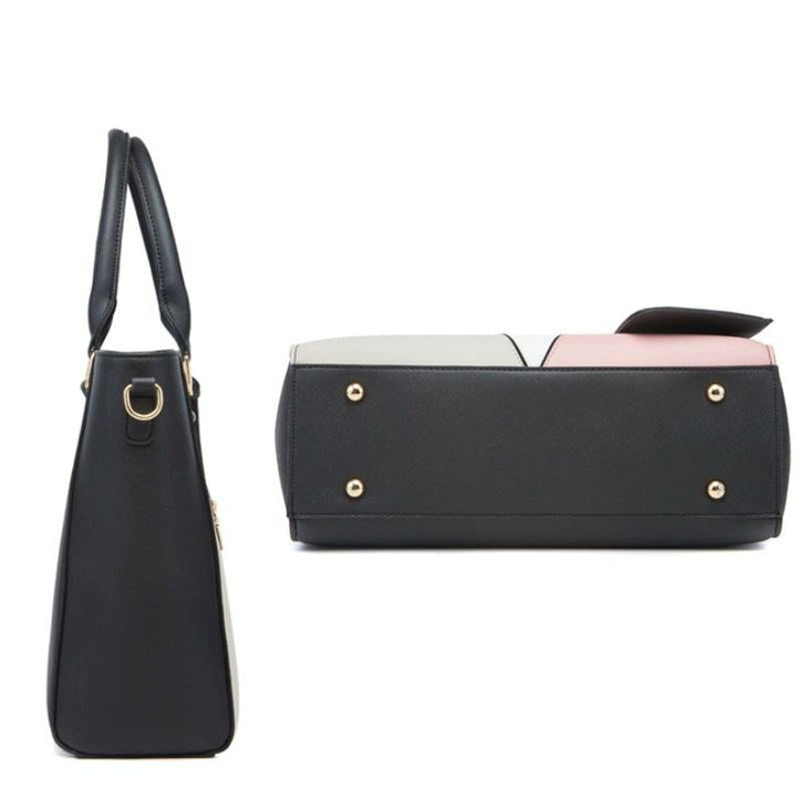 Women's Versatile Handbag Set - Navy Blue