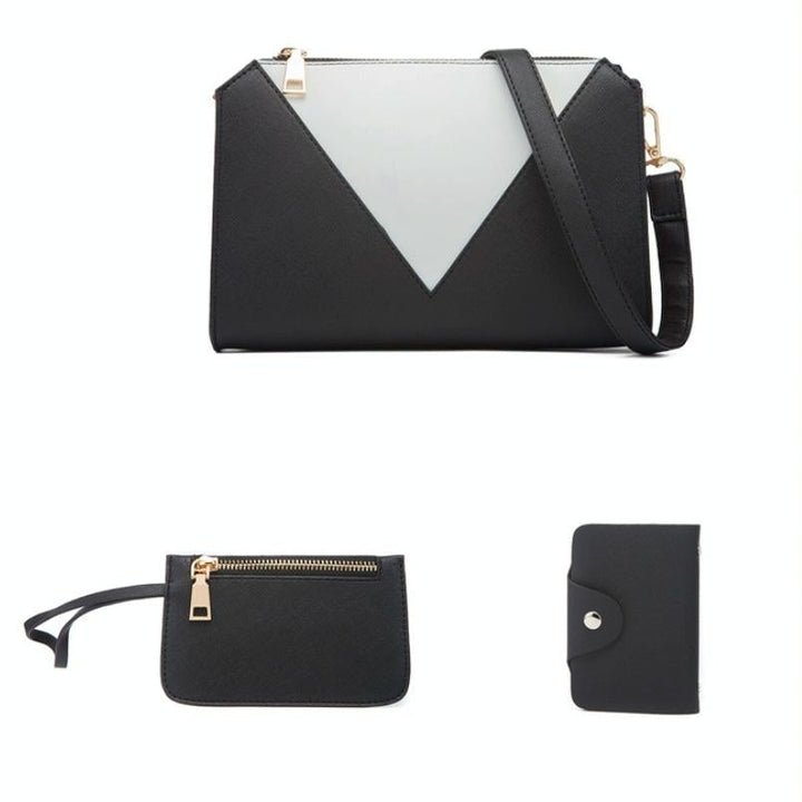 Women's Versatile Handbag Set - Navy Blue