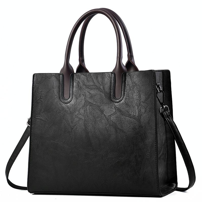 Women's Retro Square Khaki Handbag