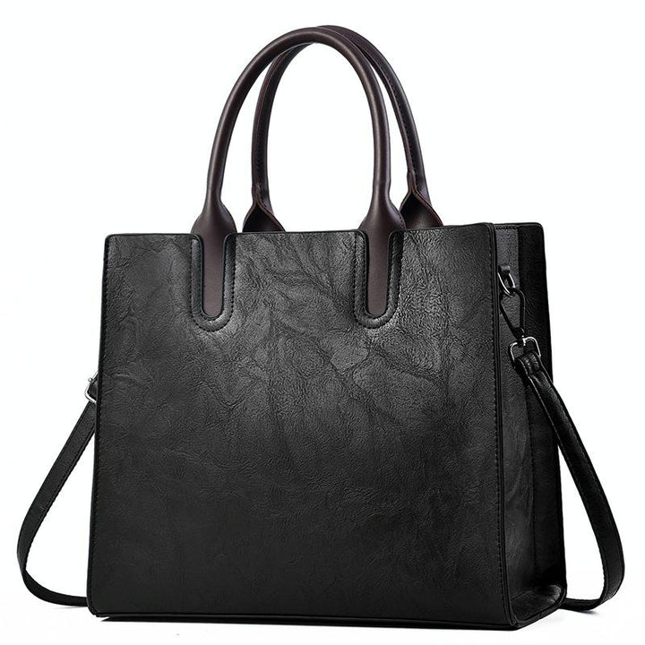 Women's Retro Square Khaki Handbag