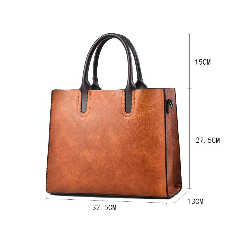 Women's Retro Square Khaki Handbag