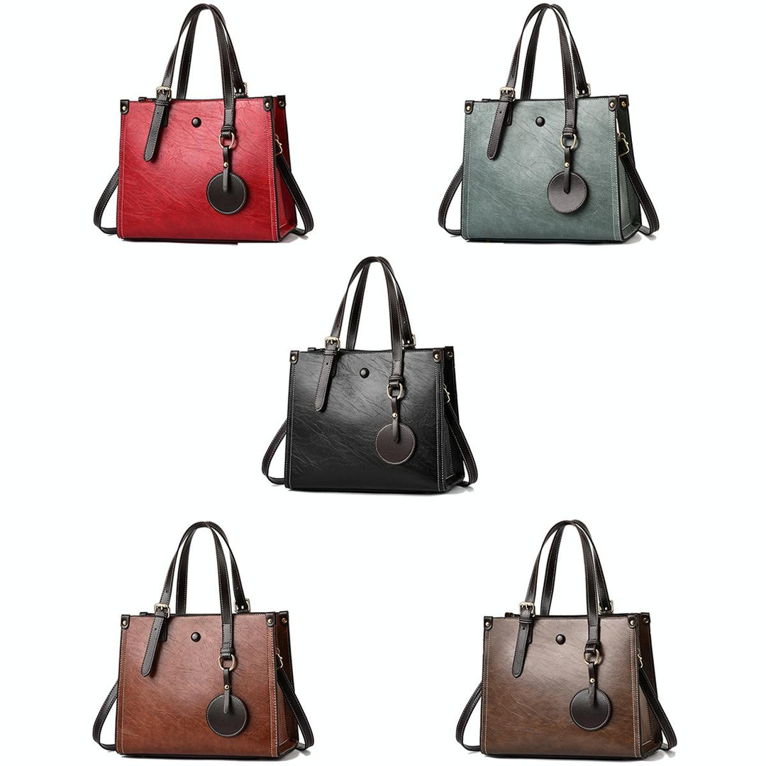 Women's Vintage Multifunctional Handbag - Caramel