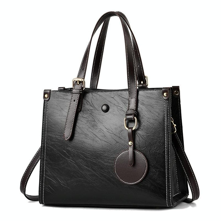 Women's Vintage Multifunctional Handbag - Caramel