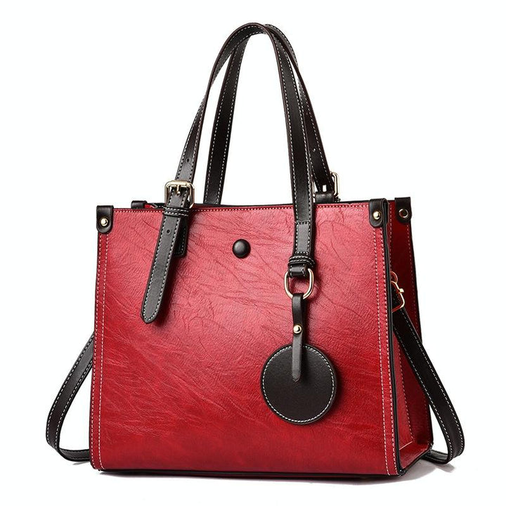 Women's Vintage Multifunctional Handbag - Caramel