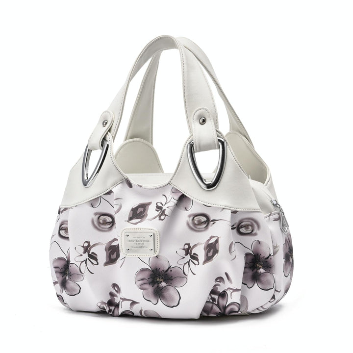 Women's Soft Leather Handbag - White