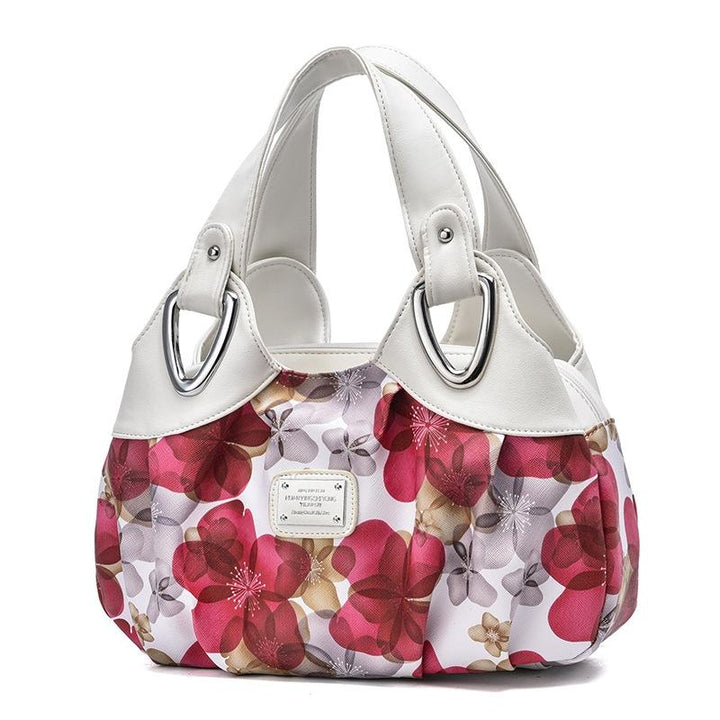 Women's Soft Leather Handbag - White