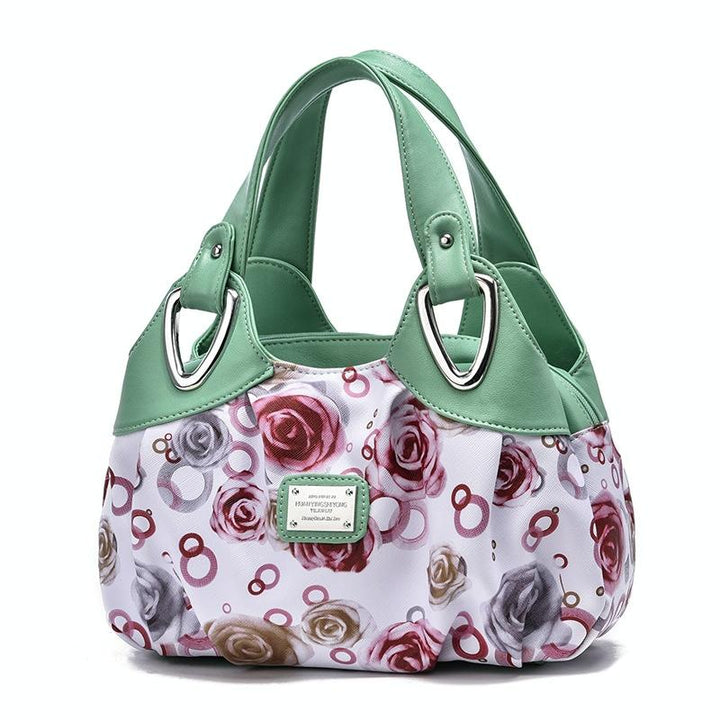 Women's Soft Leather Handbag - White
