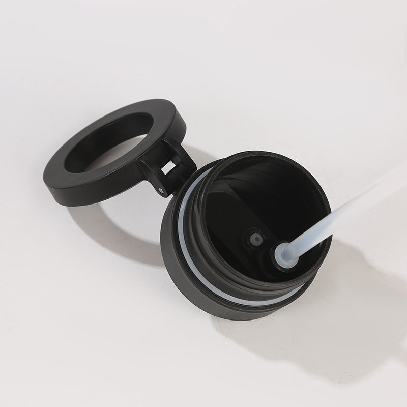 Stainless Steel Insulated Water Bottle with Magnetic Phone Stand - Silver 700ml