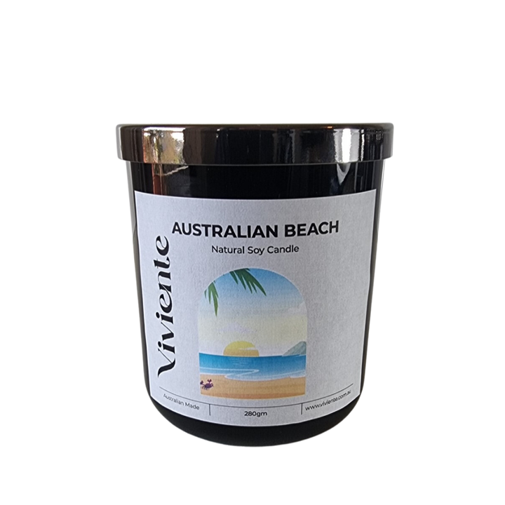 Viviente Natural Soy Candle Australian Beach | Confetti Living