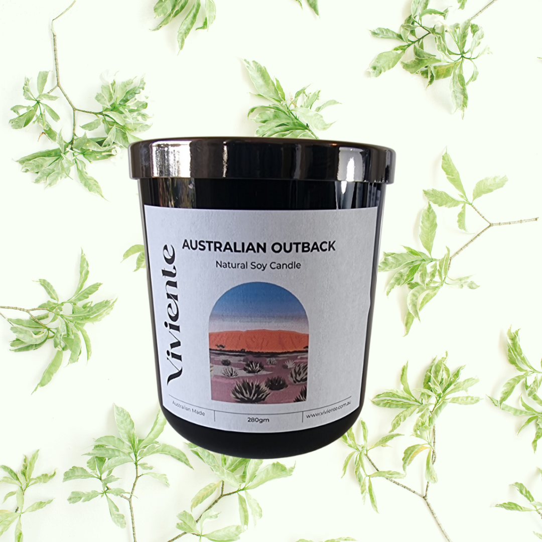 Viviente Natural Soy Candle Australian Outback | Confetti Living