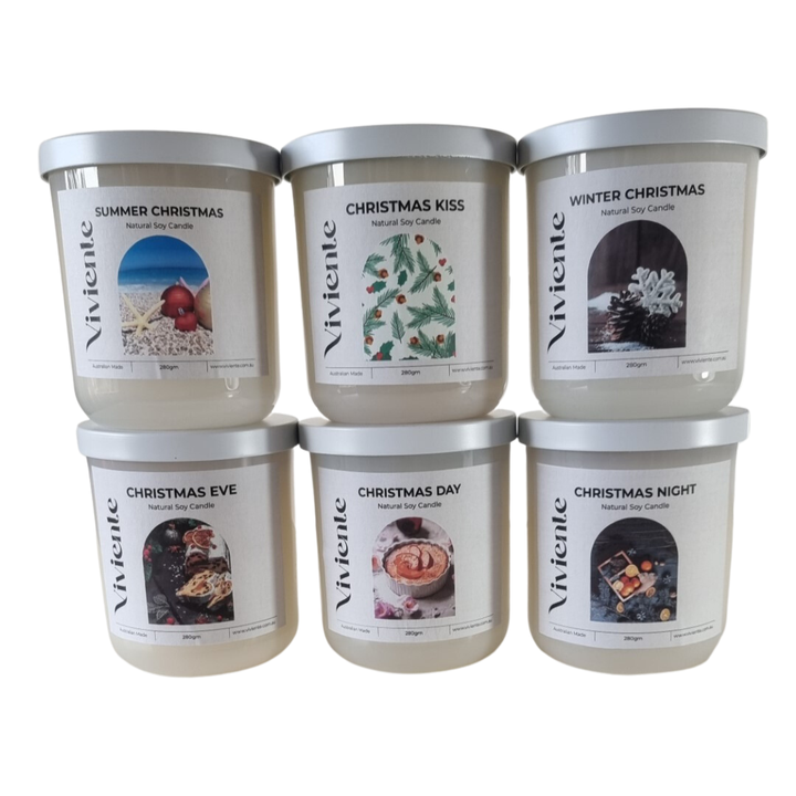 Viviente Natural Soy Candle Christmas Day | Confetti Living
