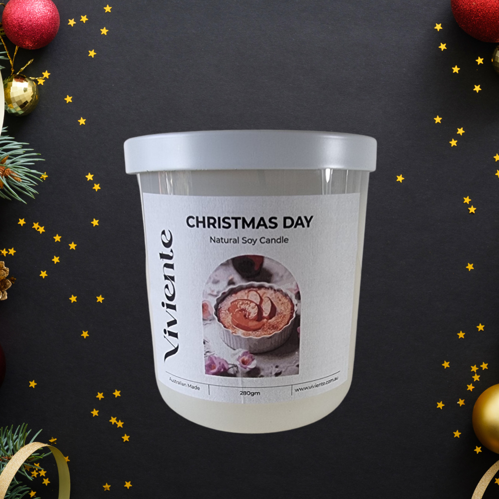 Viviente Natural Soy Candle Christmas Day | Confetti Living