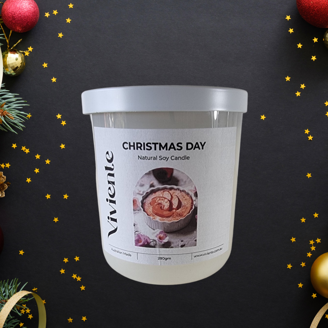 Viviente Natural Soy Candle Christmas Day | Confetti Living
