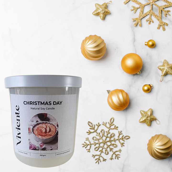 Viviente Natural Soy Candle Christmas Day | Confetti Living