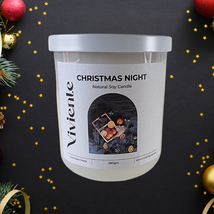 Viviente Natural Soy Candle Christmas Night | Confetti Living