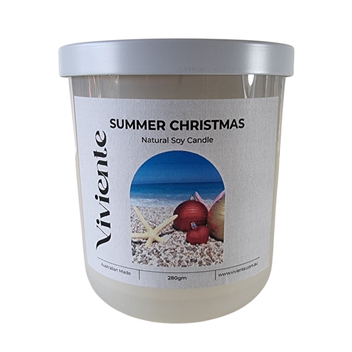 Viviente Natural Soy Candle Christmas Summer | Confetti Living