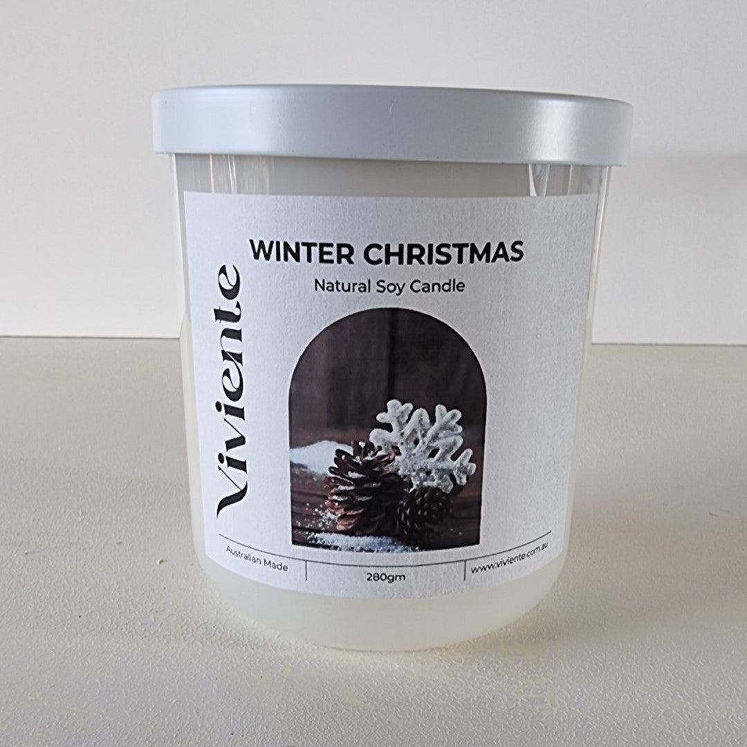 Viviente Natural Soy Candle Christmas Winter | Confetti Living