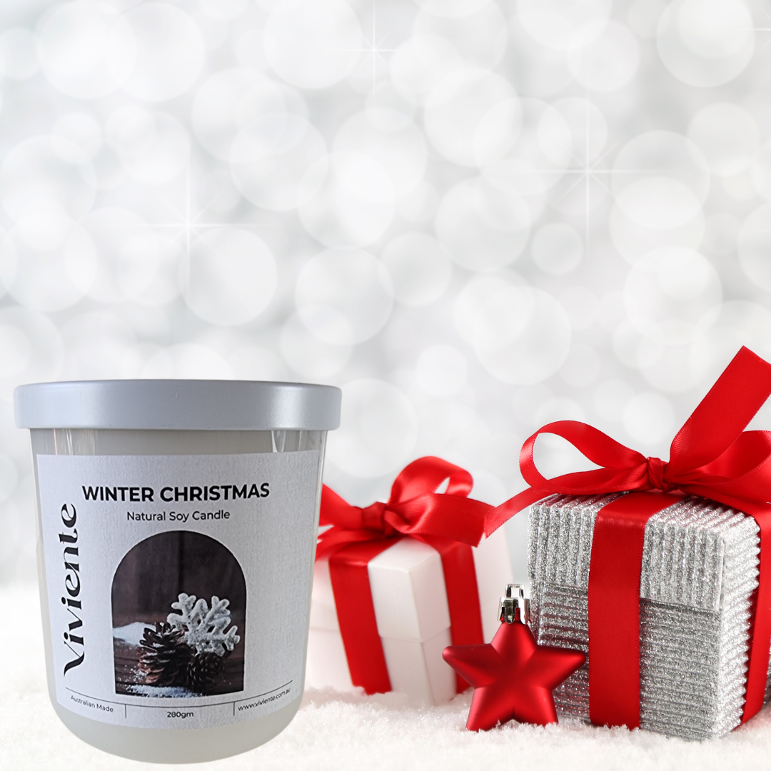 Viviente Natural Soy Candle Christmas Winter | Confetti Living