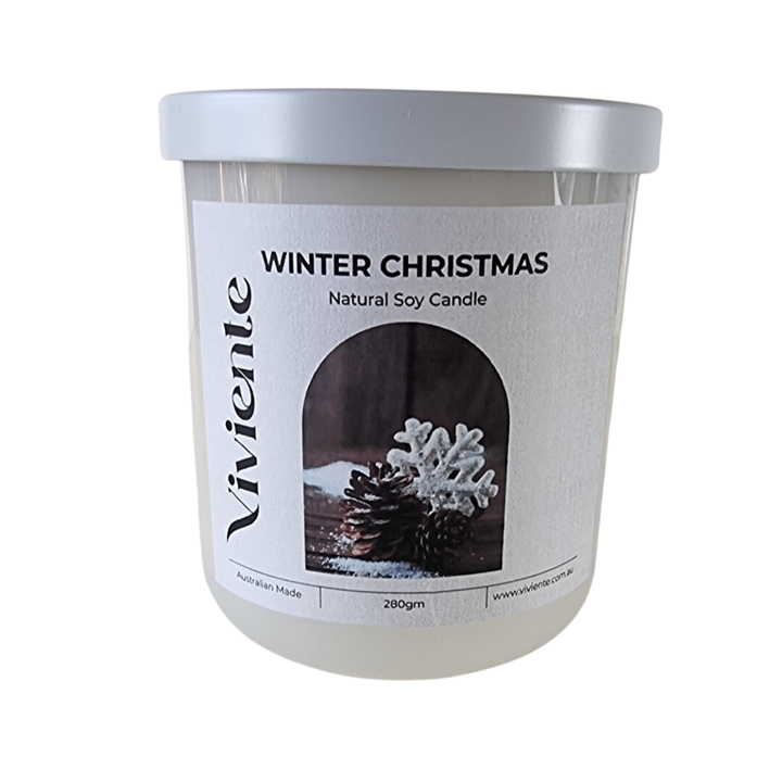 Viviente Natural Soy Candle Christmas Winter | Confetti Living