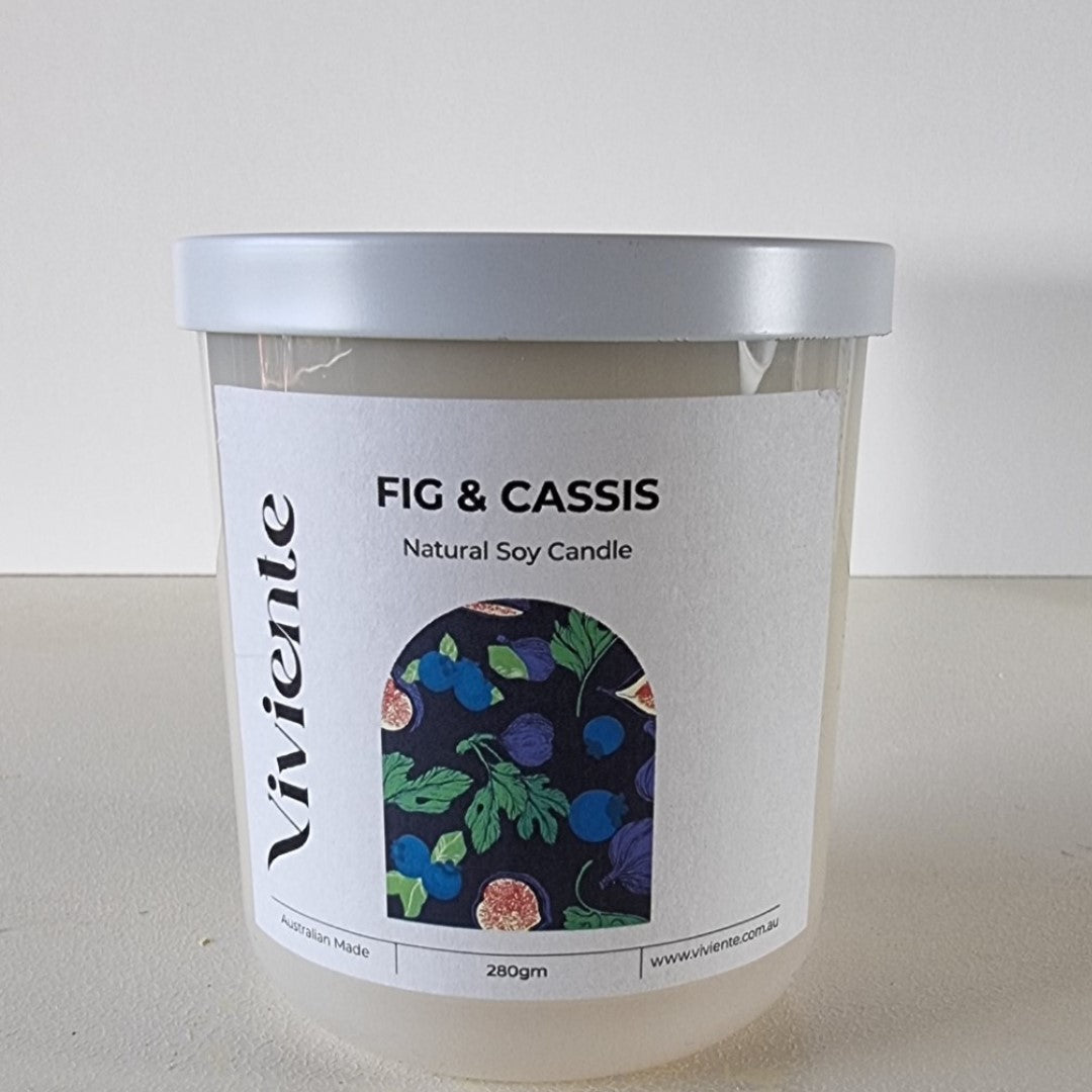 Viviente Natural Soy Candle Figs and Cassis | Confetti Living