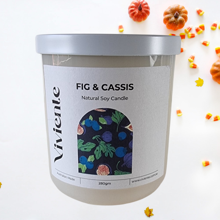 Viviente Natural Soy Candle Figs and Cassis | Confetti Living