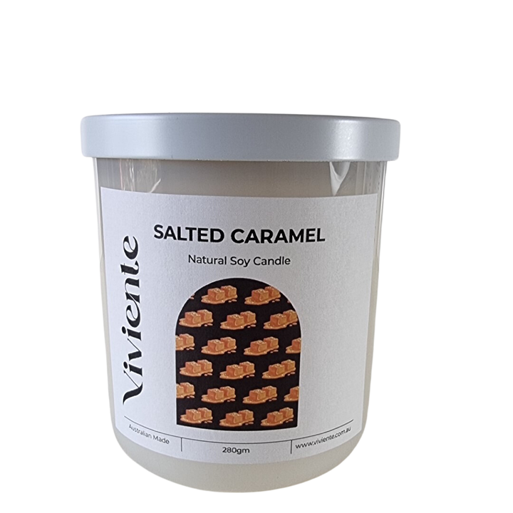 Viviente Natural Soy Candle Salted Caramel | Confetti Living