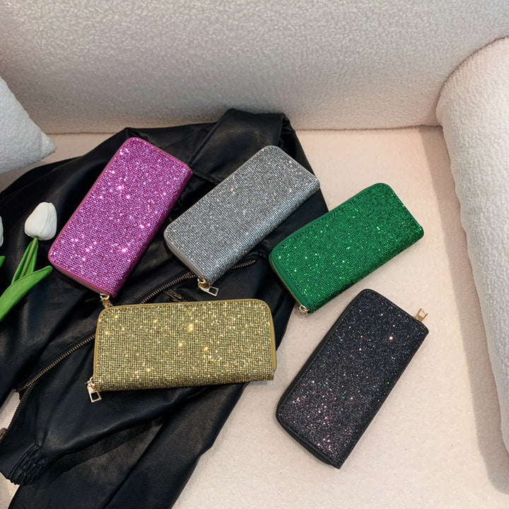 Women's Sequins Compact Clutch Bag | Confetti Living