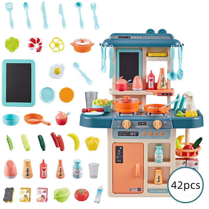 Children's Cooking Kitchen with Light And Sound Effects | Confetti Living