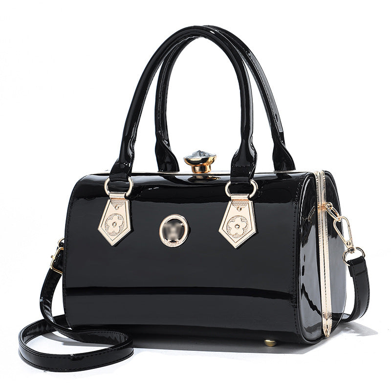 Women's Bright Leather Large Capacity HandBag | Confetti Living