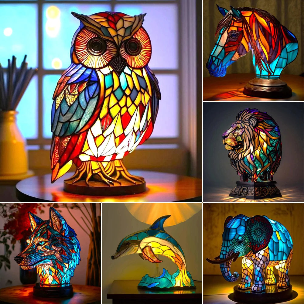 Animal Series Coloured 3D Desk Lamp|Confetti Living