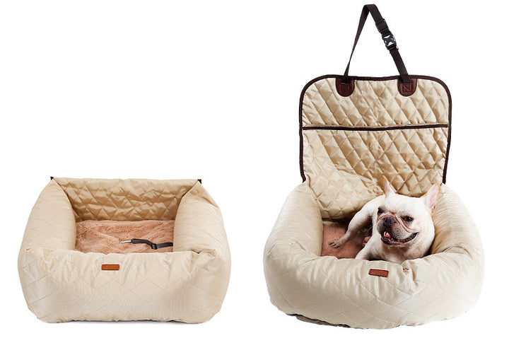 2 In 1 Pet Dog Carrier and Folding Car Seat Pad | Confetti Living