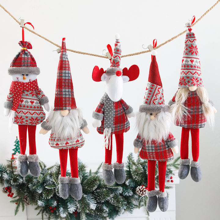 Christmas Hanging Plush Toy Decoration