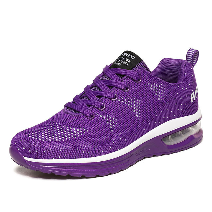 Women's Air Cushion Casual Shoes in Purple | Confetti Living