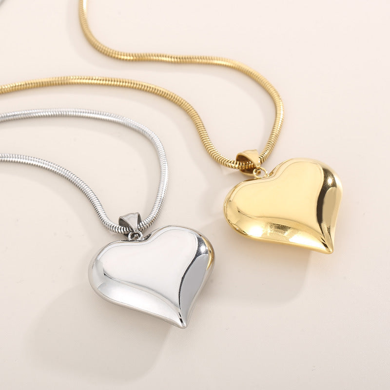 Women's Hollow Heart Necklace | Confetti Living