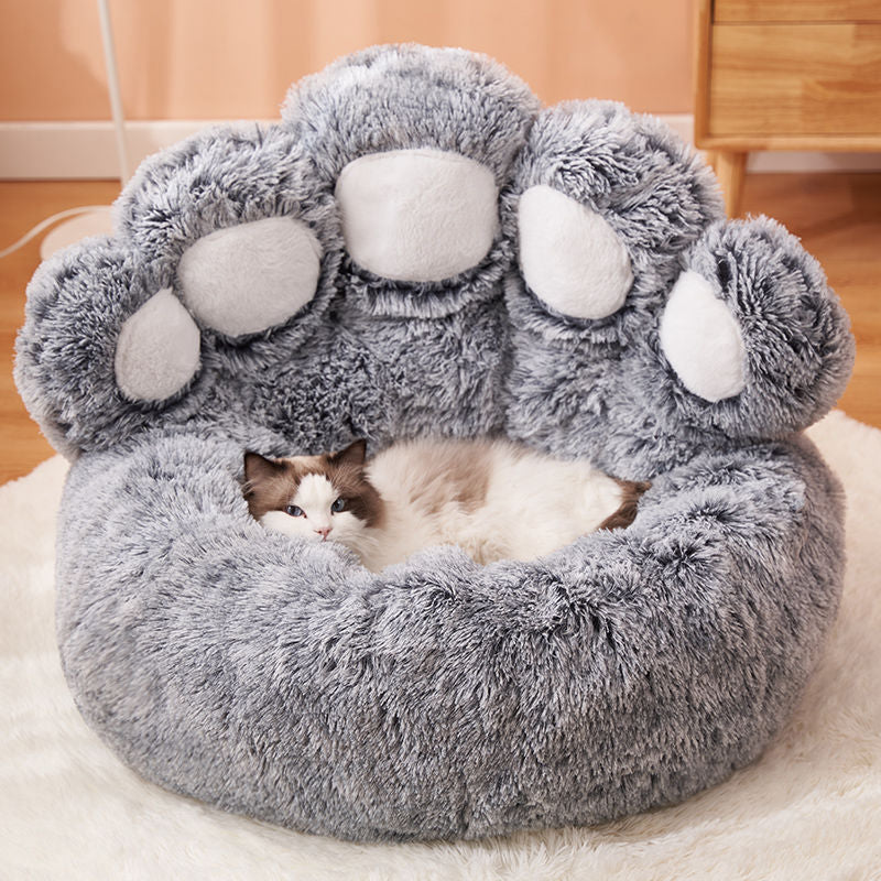 Dog and Cat Round Soft Cushion Beds | Confetti Living