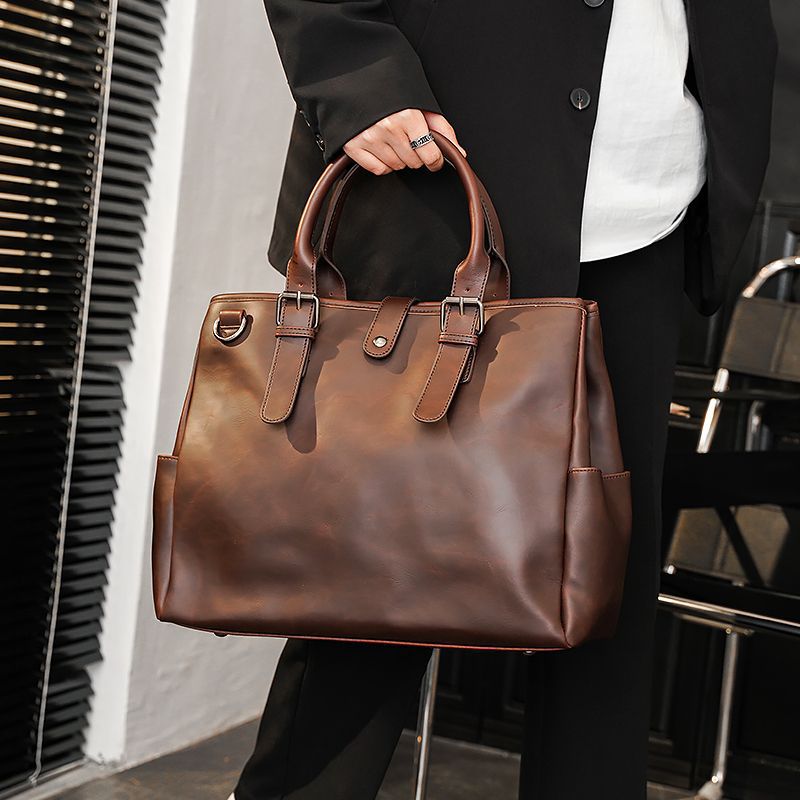 Leather Business Bag | Confetti Living