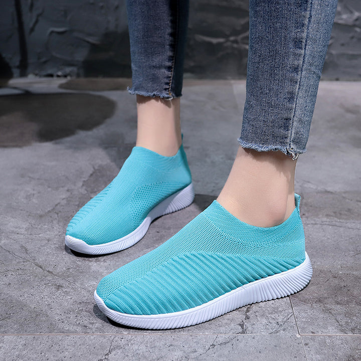 Women's Stretch Mesh Flat Shoes | Confetti Living