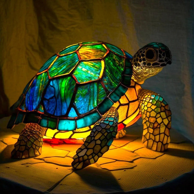 Animal Series Coloured 3D Desk Lamp Turtle|Confetti Living