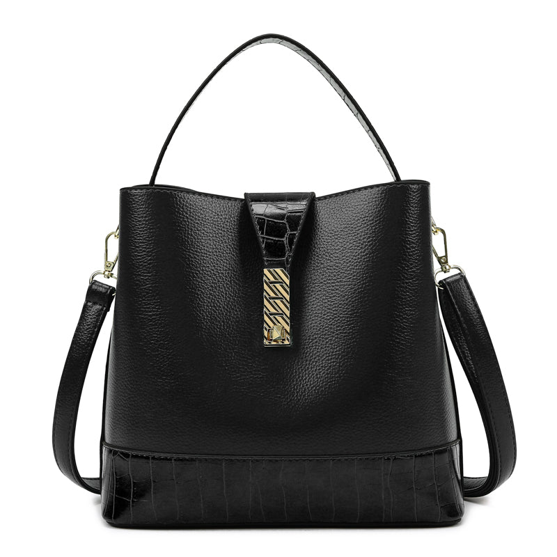 Women's Fashion Trend Messenger Bag in Black | Confetti Living