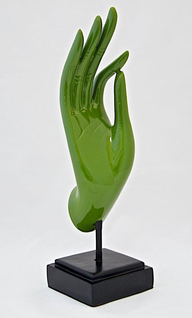 Buddha Hand on a Stand Figurine Green | Confetti Living