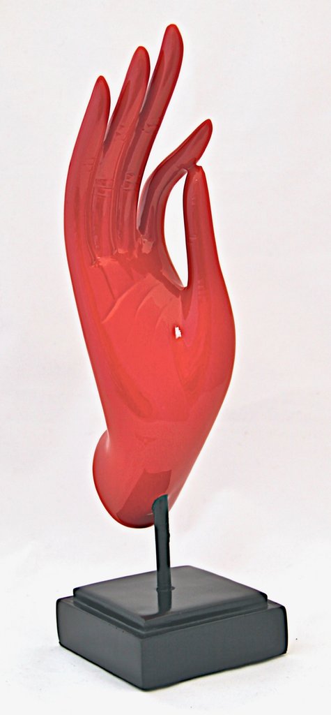 Buddha Hand on a Stand Figurine Red | Confetti Living