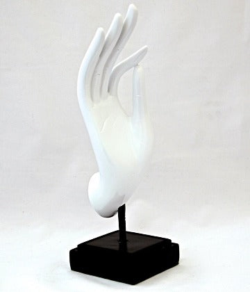 Buddha Hand on a Stand Figurine White | Confetti Living