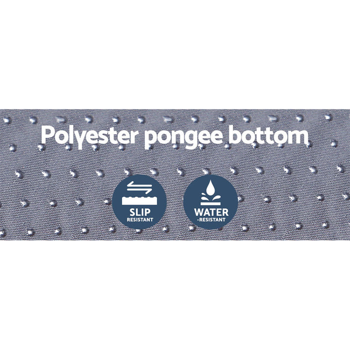 Weisshorn Self Inflating Mattress 6CM Camping Sleeping Mat Air Bed Single Grey | Confetti Living