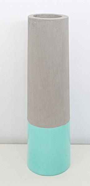 Cylinder Vase showing Natural & Green | Confetti Living