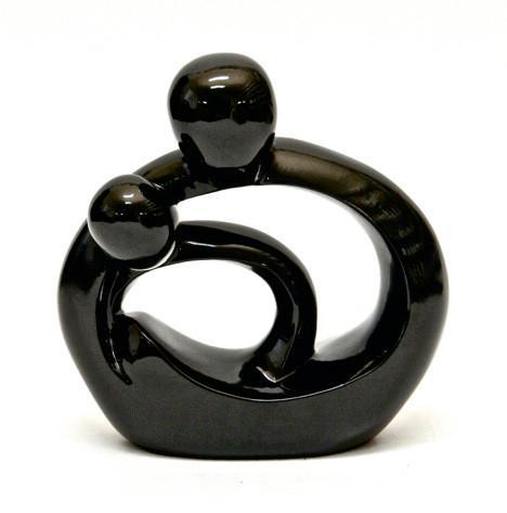 Embrace Figurine shown in Black | Confetti Living