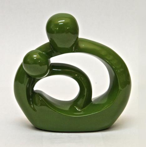 Embrace Figurine shown in Green | Confetti Living